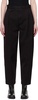 denim becker trousers in black