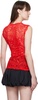Red Silva Blouse