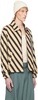 Black & Beige Domino Stripe Jacket