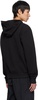 Black Logo Print Cotton-Terry Hoodie