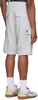 Gray Regular Cargo Shorts
