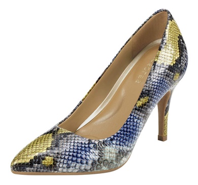 Aerosoles Women's Shipmate Pump, Blue Multi, Medium