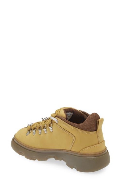 Leather hiking boots