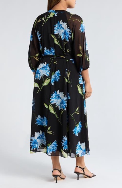 Plus Size Floral-Print Maxi Dress
