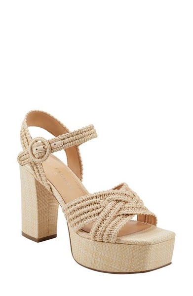 women's chesse sandal in natural
