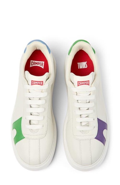 Multicolor Leather Sneakers for Women.