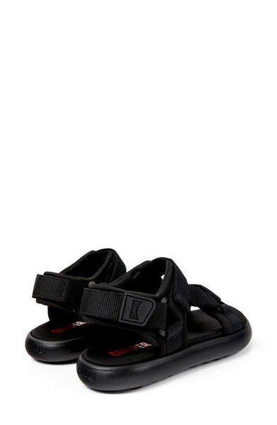 Black Textile Sandal for Women