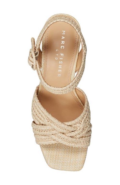 women's chesse sandal in natural