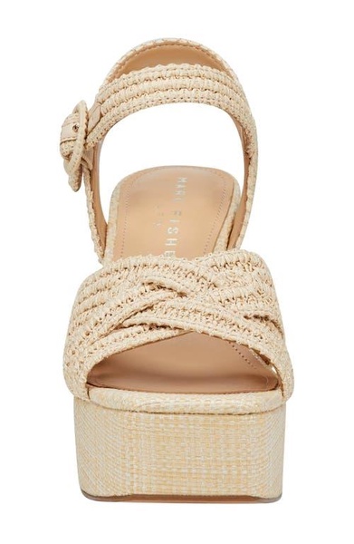 women's chesse sandal in natural