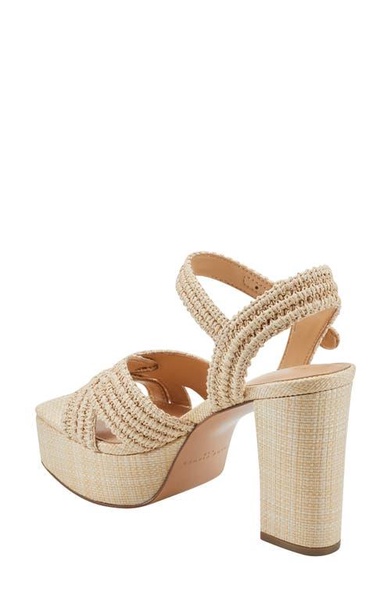 women's chesse sandal in natural