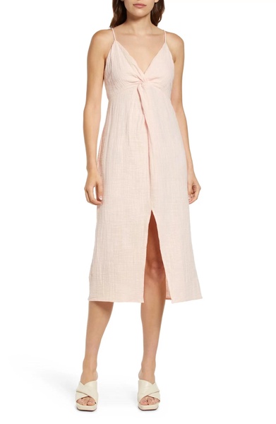 heaven sent dress in pink salt