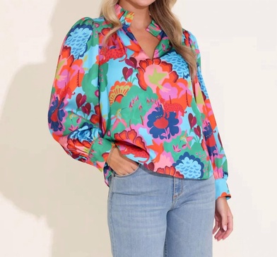phoebe top in lotus