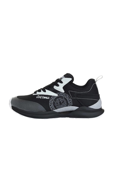 Just Cavalli Black Low Top Sneakers