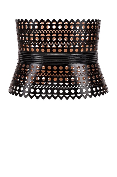 Vienne leather corset belt