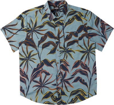 Billabong Men's Sundays Floral Short Sleeve Woven Shirt