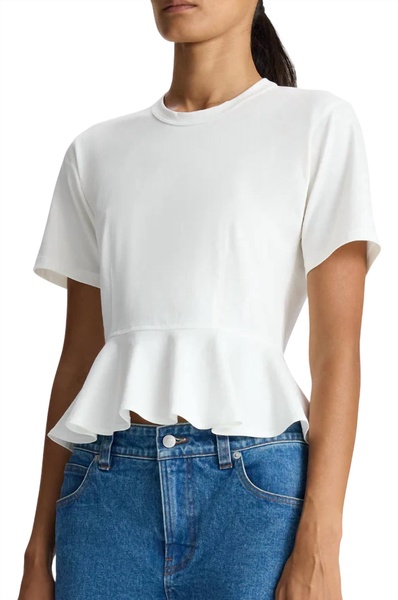 roxy tee in white