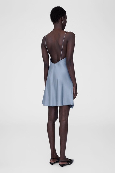 Chloe Mini Dress - Peri Blue