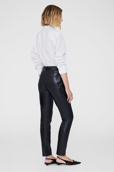 Bruno Pant - Black Recycled Leather