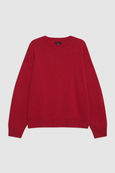 Lee Crew Sweater - Scarlet Red