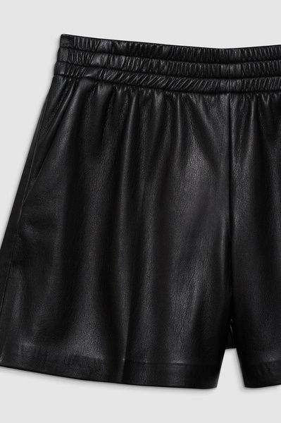 Kam Short - Black Vegan Leather