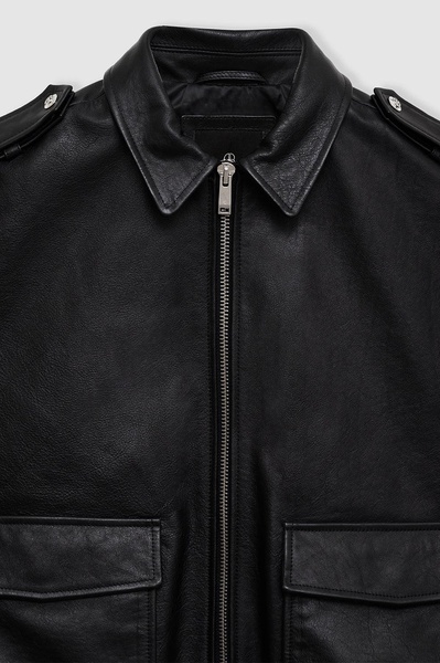 Sonnie Vest - Black Leather