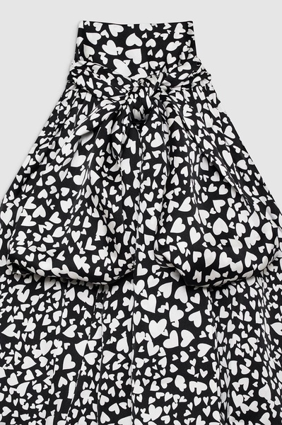 Brooke Top - Black And White Heart