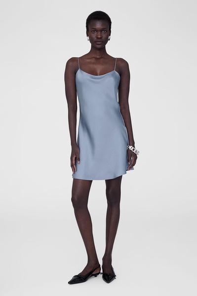 Chloe Mini Dress - Peri Blue