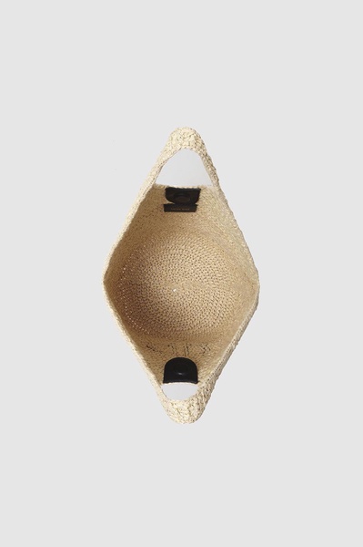 Small Leah Hobo - Natural With Black
