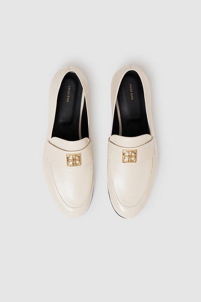 Corrine Loafers - Bone Monogram