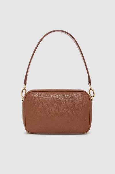 Lili Bag - Cognac Pebbled