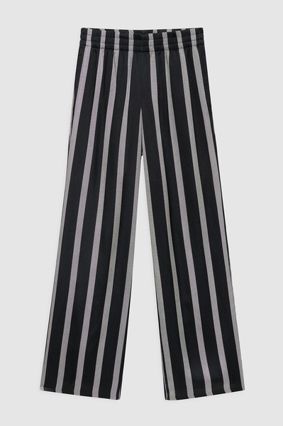 Soto Pant - Black Herringbone Stripe