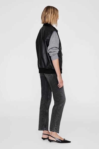 Sonnie Vest - Black Leather