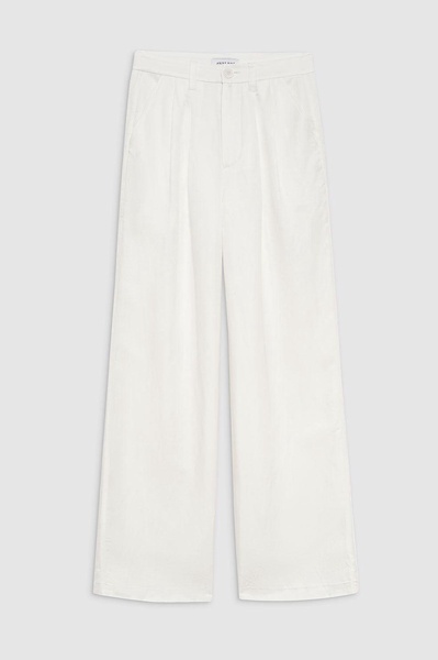 Carrie Pant - White Linen Blend