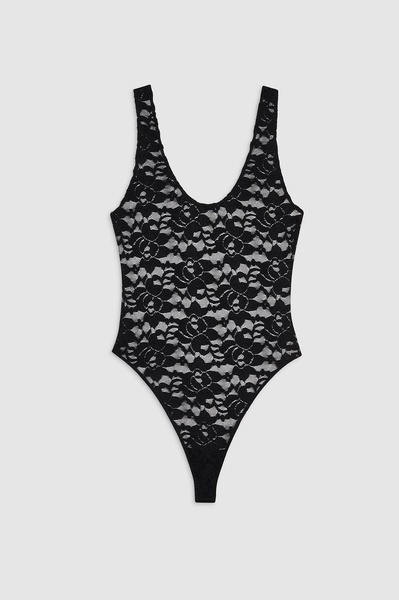 Alysha Bodysuit - Black Floral