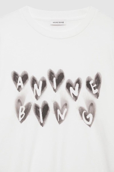 Cade Tee Hearts - Ivory