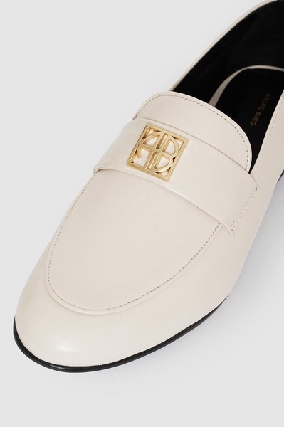 Corrine Loafers - Bone Monogram