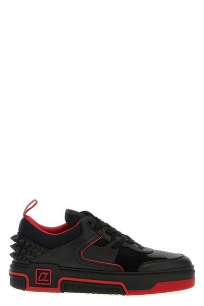 Astroloubi leather and suede sneakers