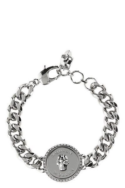 Mcqueen Men 'Sovereign Skull' Bracelet