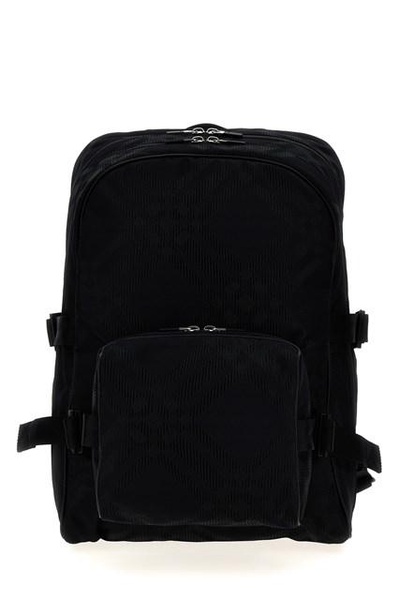 Burberry Men Check Jacquard Backpack