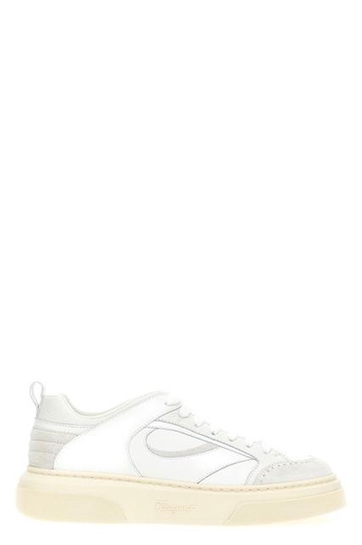 Ferragamo Men 'Cassina Mix' Sneakers