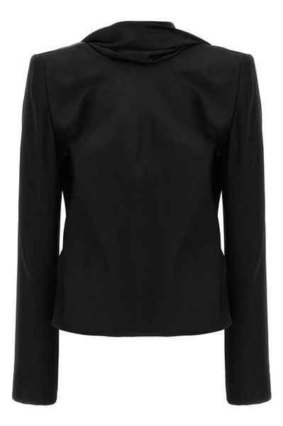Saint Laurent Women Back Neckline Top
