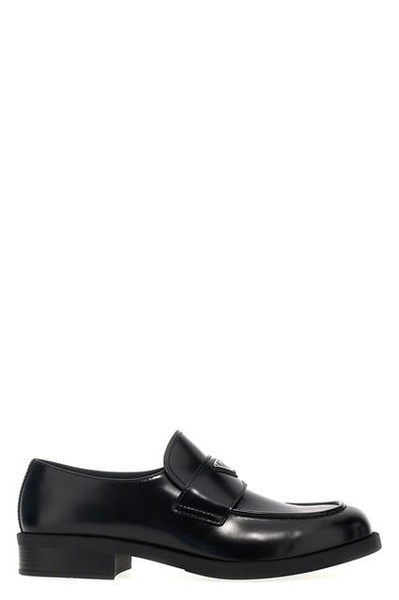 Prada Men Logo Loafers