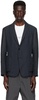 Navy Borgo Net Blazer