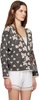 Multicolor Maple Jacquard Cardigan