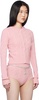 Pink Wool & Cashmere Cardigan