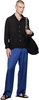 Black Midnight Daffodil Long Sleeve Shirt