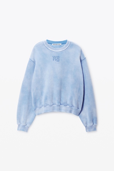 Puff Print Terry Sweatshirt