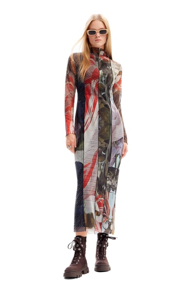 Desigual Women's Woman Knit Dress Long Sleeve