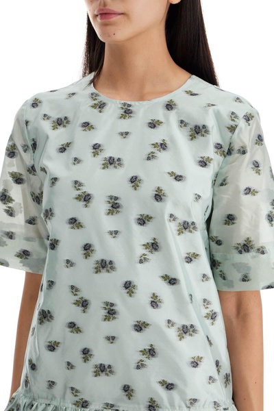 Ganni Midi Organza Jacquard Women