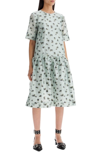 Ganni Midi Organza Jacquard Women